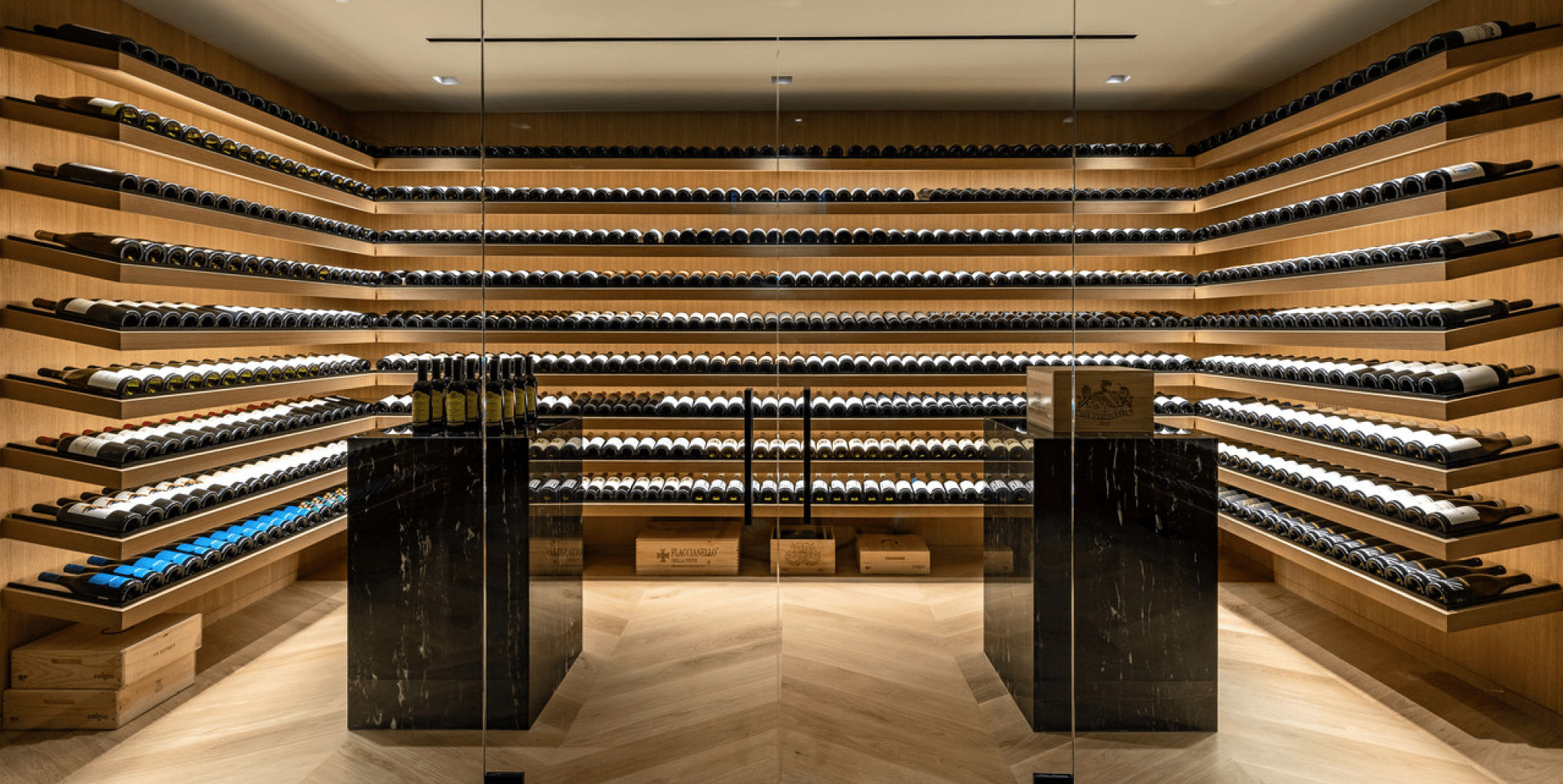 Luxury Home Wine Cellar Design Crafted with Stonebrooke Homes